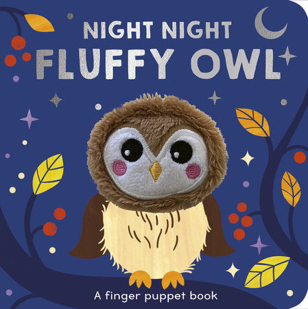 Night Night Fluffy Owl Board Book by Selina Wood; illustrated by Carole Aufranc