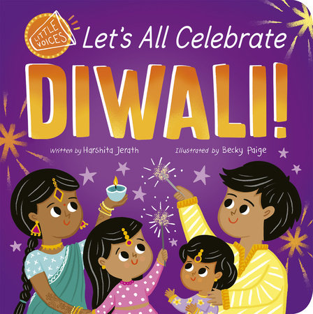 Let's All Celebrate Diwali Board Book by Harshita Jerath; illustrated by Becky Paige