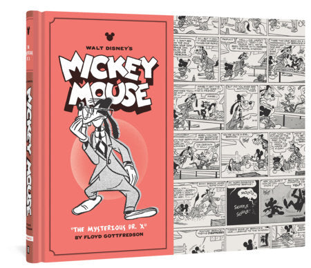 Walt Disney's Mickey Mouse The Mysterious Dr. X Hardcover by Floyd Gottfredson