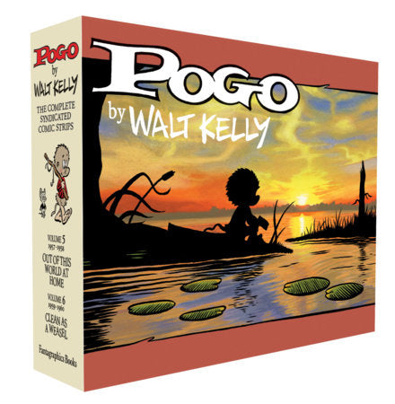 Pogo The Complete Syndicated Comic Strips Box Set: Volume 5 & 6 Hardcover by Walt Kelly