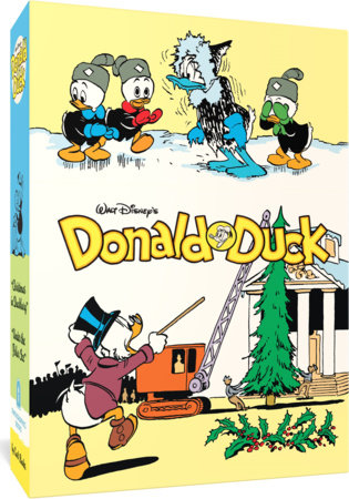 Walt Disney's Donald Duck Gift Box Set Christmas in Duckburg & Under the Polar Ice Hardcover by Carl Barks