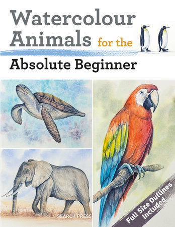 Watercolour Animals for the Absolute Beginner Paperback by Matthew Palmer