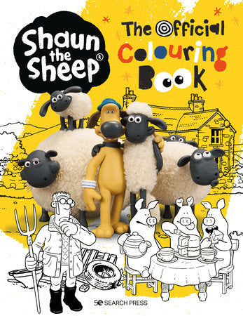 Shaun the Sheep - The Official Colouring Book Paperback by Aardman Animations