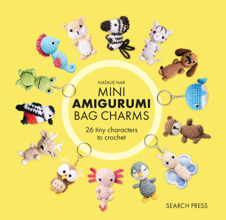 Mini Amigurumi Bag Charms Hardcover by Natalie Nar