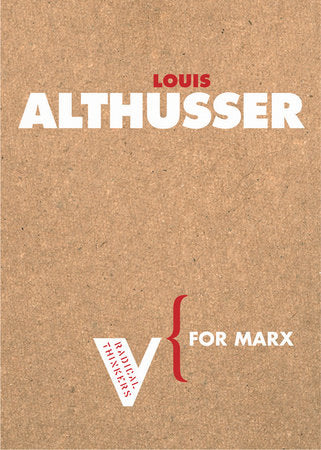 For Marx Paperback by Louis Althusser