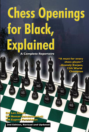 Chess Openings for Black Second Edition Paperback by Lev Alburt