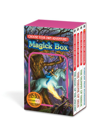 Choose Your Own Adventure 4-Book Boxed Set Magick Box (The Magic of the Unicorn, The Throne of Zeus, The Trumpet of Terror, Forecast from Stonehenge) Boxed Set by R. A. Montgomery