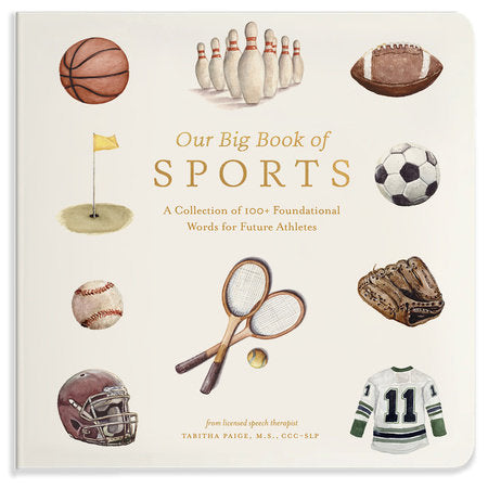 Our Big Book of Sports Board Book by Tabitha Paige