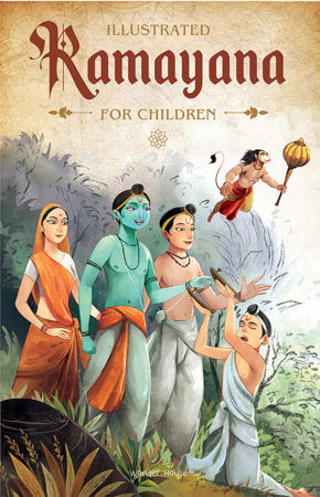 Illustrated Ramayana For Children (Black and White) Paperback by Shubha Vilas