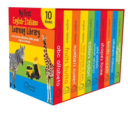 My First English-Italian Learning Library (la mia prima biblioteca delle parole Inglese-Italiano) : Boxed Set by Wonder House Books