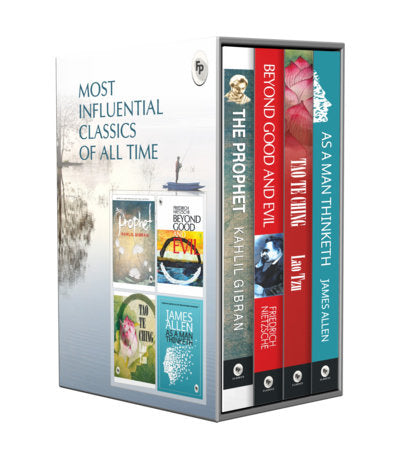 Most Influential Classics of All Time (Box Set of 4 Books) Boxed Set by Lao Tzu, Friedrich Nietzsche, James Allen, Kahlil Gibran