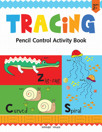 Preschool Activity Book: Tracing - Pencil Control Activity Book For Kids Paperback by Wonder House Books