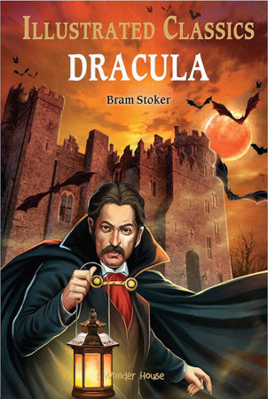 Dracula : llustrated Abridged Children Classic English Novel with Review Questions Hardcover by Wonder House Books