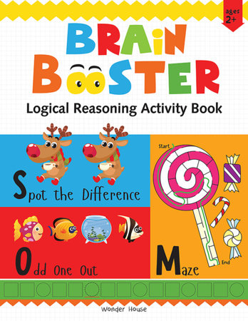 Preschool Activity Book: Brain Booster - Logical Reasoning Activity Book For Kids Paperback by Wonder House Books