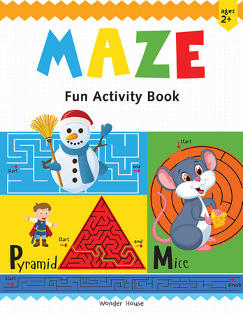 Preschool Activity Book: Maze - Fun Activity Book For Kids Paperback by Wonder House Books