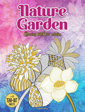 Nature Garden Coloring Book for Adults Paperback by Wonder House Books