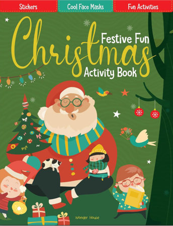 Christmas Activity Book For Children - Festive Fun Paperback by Wonder House Books