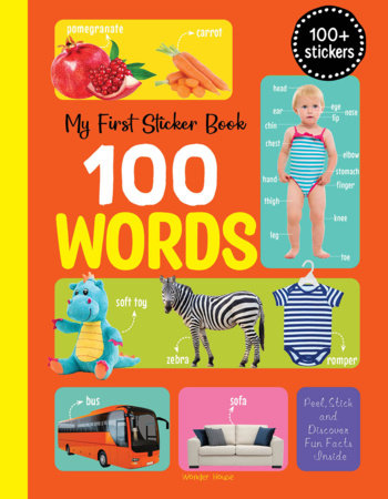 My First 100 Words Stickers Paperback by Wonder House Books