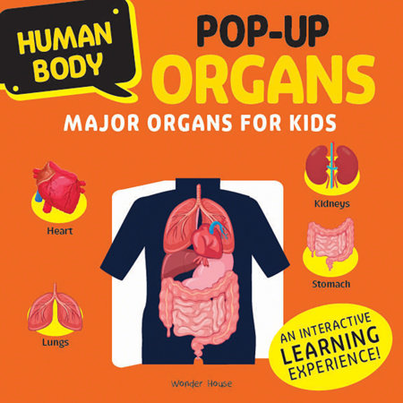 Human Body Pop-up ORGANS Major organs for Kids Hardcover by Wonder House Books