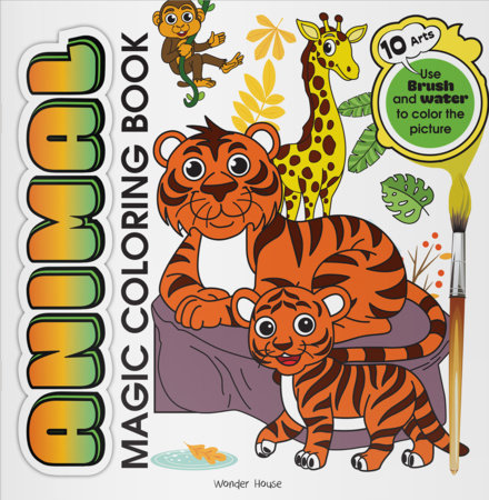 Animal Magic Coloring Book Paperback by Wonder House Books