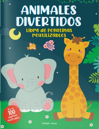 Reusable Sticker Book Animal Fun - Spanish Paperback by Wonder House Books
