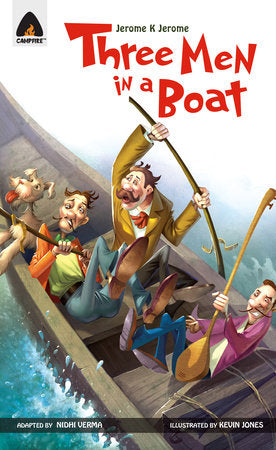 Three Men in a Boat Paperback by Jerome K. Jerome; Adapted by Nidi Verma; Illustrated K.L. Jones