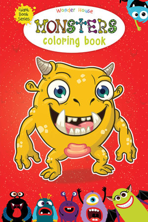 Monster Colouring Book (Giant Book Series): Jumbo Sized Colouring Books Paperback by Wonder House Books