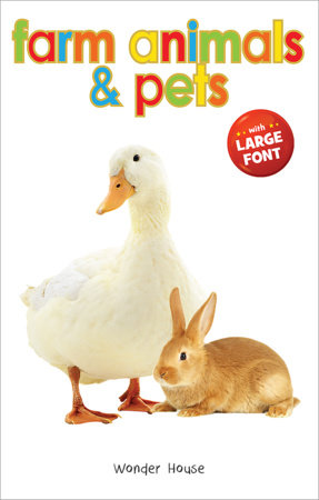 Farm Animals & Pets - Early Learning Board Book With Large Font : Big Board Books Series Board Book by Wonder House Books