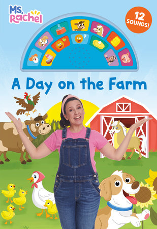 A Day on the Farm (Ms. Rachel) Board Book by Mr. Aron and Ms. Rachel