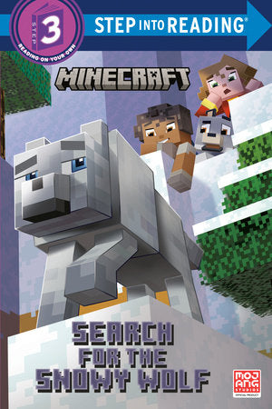 Search for the Snowy Wolf (Minecraft) Paperback by Nada Shawish Dutka; illustrated by Alan Batson