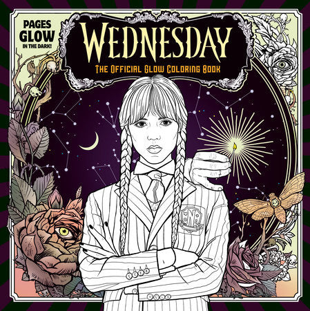Wednesday Official Glow Coloring Book Paperback by Random House; illustrated by Random House