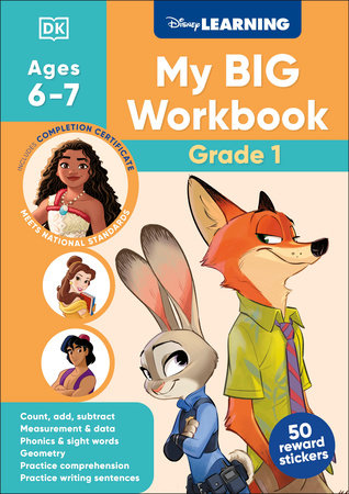 Disney Learning Big Workbook Grade 1 Paperback by DK