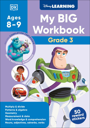 Disney Learning Big Workbook Grade 3 Paperback by DK