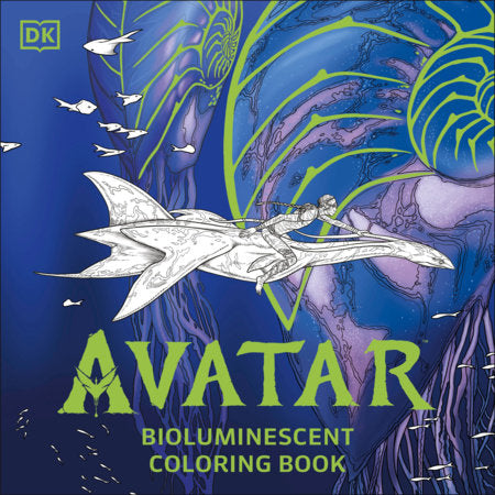 Avatar Bioluminescent Coloring Book Paperback by DK
