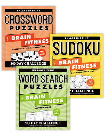 Brain Fitness Puzzle Games Variety Pack Boxed Set by Various