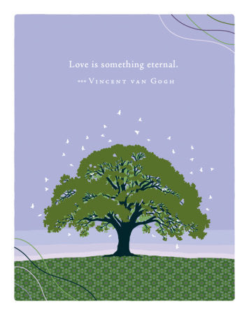 Positively Green Greeting Cards: Sympathy - Love Is Something Eternal (Pack of 6) Merchandise by Compendium