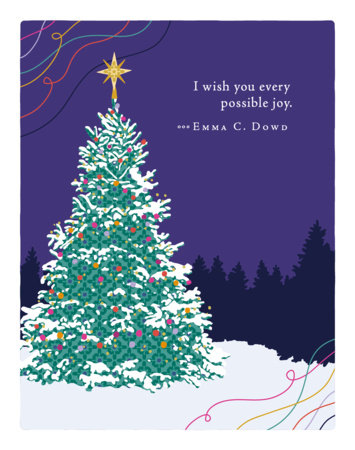 Positively Green Greeting Cards: Holiday - I Wish You Every Possible Joy (Pack of 6) Merchandise by Compendium
