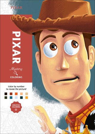 Disney Mystery Coloring: Pixar Paperback by Disney; Illustrated by Jérémy Mariez