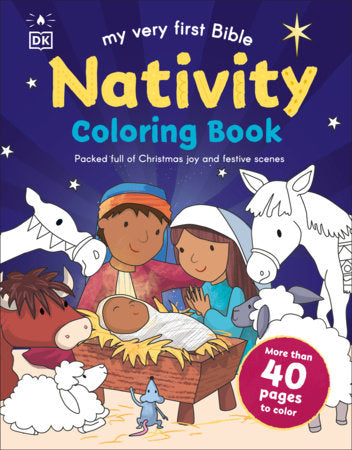 My Very First Bible Nativity Coloring Book Paperback by DK