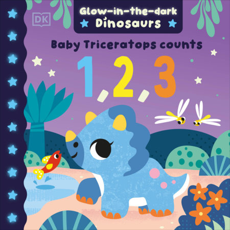 Baby Triceratops Counts 1, 2, 3 Board Book by DK