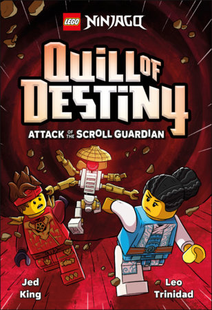 LEGO NINJAGO Quill of Destiny Attack of the Scroll Guardian (Library Edition) Hardcover by Jed King