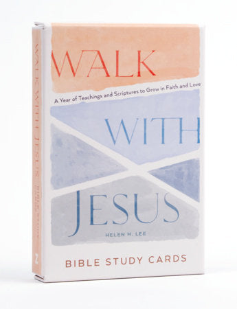Walk with Jesus Bible Study Cards Merchandise by Helen H. Lee