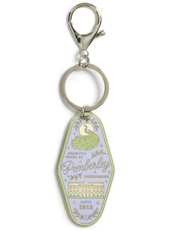 Jane Austen's Pride and Prejudice: Pemberley Keychain Merchandise by Out of Print