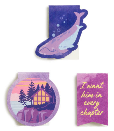 Carley Fortune: The Perfect Storm Magnetic Bookmark Set of 3 - Magnetic Bookmarks Merchandise by Out of Print