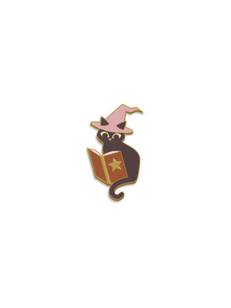 Witchy Cat Enamel Pin Merchandise by Out of Print