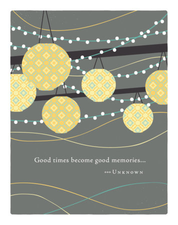 Positively Green Greeting Cards: Birthday - Good times become good memories... (Pack of 6) Merchandise by Compendium