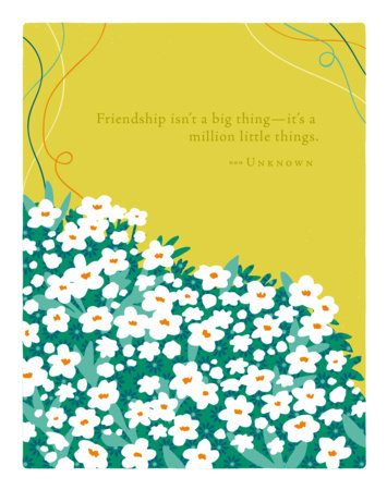 Positively Green Greeting Cards: Friendship - Friendship isn't a big thing (Pack of 6) Merchandise by Compendium