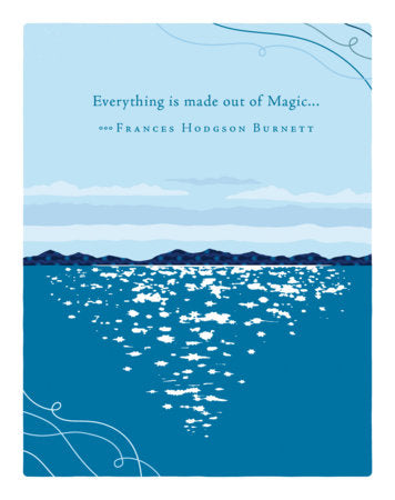 Positively Green Greeting Cards: Birthday - Everything is made out of magic (Pack of 6) Merchandise by Compendium