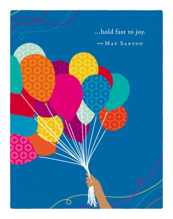 Positively Green Greeting Cards: Birthday - Hold fast to joy (Pack of 6) Merchandise by Compendium