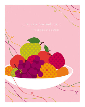 Positively Green Greeting Cards: Birthday - Taste the here and now (Pack of 6) Merchandise by Compendium